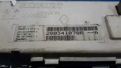 Second-hand car spare part multifunction display for renault kangoo * oem iam references 280341078ra 2811995577 