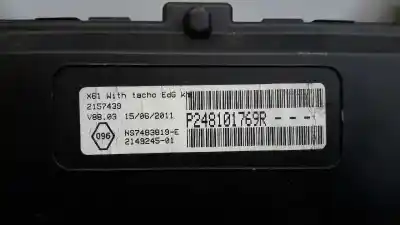 Peça sobressalente para automóvel em segunda mão quadrante por renault kangoo * referências oem iam 2157439 281180123 p248101769r