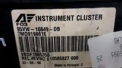 Peça sobressalente para automóvel em segunda mão quadrante por ford galaxy (vx) 2.0 dohc cat referências oem iam 7m0919861e 95vw10849db 