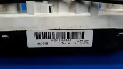 Second-hand car spare part climate control for chrysler jeep compass 2.0 crd cat oem iam references p55111874aa  