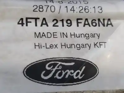 Автозапчастина б/у передач для ford fiesta (ccn) 1.5 tdci cat посилання на oem iam c9b7a 4fta219fa6na 