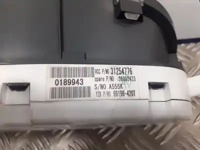 Peça sobressalente para automóvel em segunda mão quadrante por volvo c30 (533) 1.6 d referências oem iam 31254776 69199420t 36002433