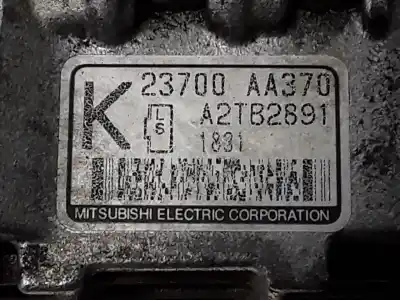 Автозапчастина б/у генератор для subaru legacy berl./familiar b12 (be/bh) 2.5 16v cat посилання на oem iam 23700aa370 a2tb2891 