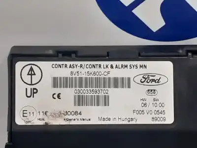 Second-hand car spare part electronic module for ford fiesta (cb1) trend oem iam references 8v5115k600cf  
