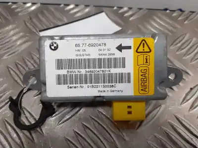 Peça sobressalente para automóvel em segunda mão centralina de airbag por bmw serie 7 (e65/e66) 3.6 v8 32v cat referências oem iam 65776920478