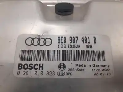 Second-hand car spare part ecu engine control for audi a4 avant (8e) 2.5 tdi quattro (132kw) oem iam references 0281010823 8e0907401d edc15vm