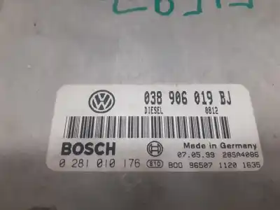 Автозапчасти б/у блок управления двигателем за volkswagen passat variant (3b5) 1.9 tdi ссылки oem iam 0281010176 038906019bj 28sa4086