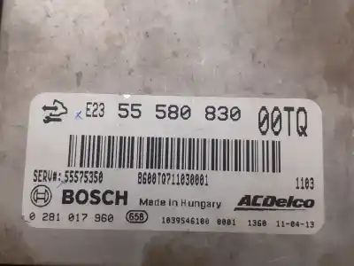 Second-hand car spare part ecu engine control for opel corsa d 1.3 16v cdti oem iam references 0281017960 55580830 55575350