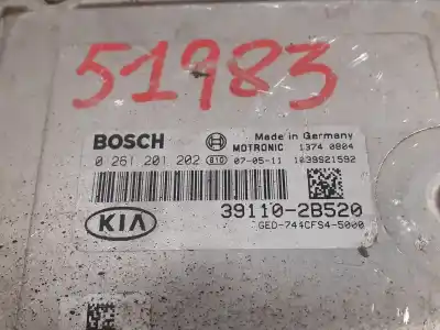 Second-hand car spare part ecu engine control for kia cee´d 1.4 cat oem iam references 0261201202 391102b520 ged744cfs45000