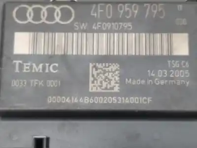 Second-hand car spare part electronic module for audi a6 berlina (4f2) 4.2 quattro oem iam references 4f0959795 4f0910795 