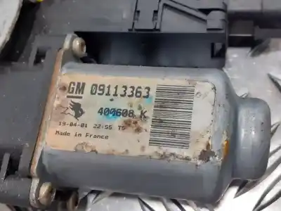 Автозапчастина б/у регулятор вікна передній лівий для opel corsa c 1.2 16v cat (z 12 xe / lw4) посилання на oem iam 09113363 400608k 09113367