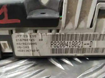 Second-hand car spare part dashboard for renault modus 1.4 16v oem iam references p8200418021d 216784745 