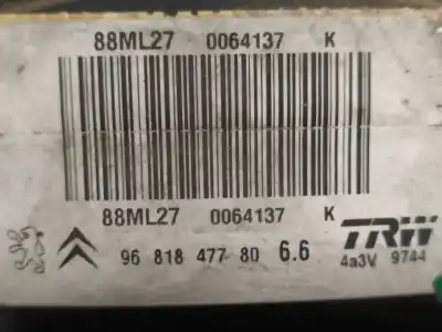 Second-hand car spare part brake servo for citroen c3 picasso 1.6 16v hdi oem iam references 9681847780  