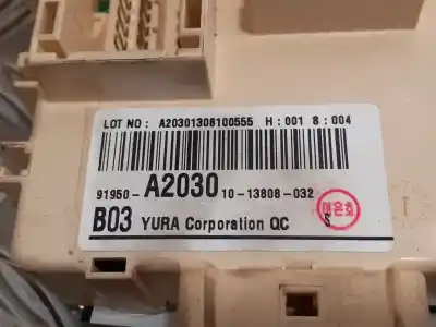 Second-hand car spare part fuse box unit for kia cee´d (jd) 1.6 crdi 128 oem iam references 91950a203010 a203010 b03