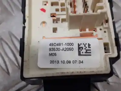 Second-hand car spare part rearview side mirror switch for kia cee´d (jd) 1.6 crdi 128 oem iam references 93530a2050  