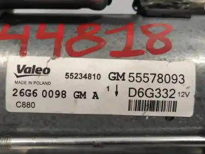 Second-hand car spare part starter motor for opel corsa e selection ecoflex oem iam references 55578093 d6g332 55234810