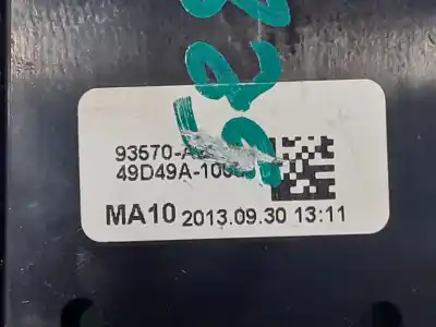 Second-hand car spare part left front power window switch for kia cee´d (jd) 1.6 crdi 128 oem iam references 93570a2100 49d49a1000 