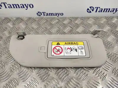 Second-hand car spare part right sunshade for toyota aygo 1.0 cat oem iam references  Second-hand car spare part right sunshade for toyota aygo 1.0 cat oem iam references