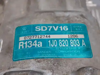 Автозапчасти б/у компрессор кондиционера воздуха за audi a3 (8l) 1.8 ambiente ссылки oem iam 1j0820803a sd7v161206 