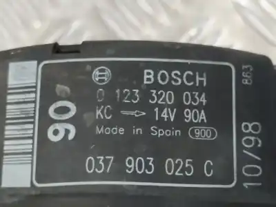 Автозапчастина б/у генератор для audi a3 (8l) 1.8 ambiente посилання на oem iam 0123320034 037903025c 