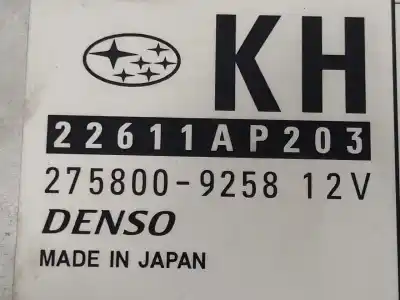 Second-hand car spare part ecu engine control for subaru forester s12 xs classic oem iam references 22611ap203 2758009258 