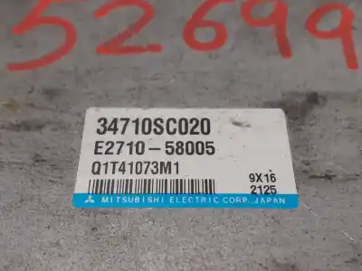 Second-hand car spare part electronic module for subaru forester s12 xs classic oem iam references 34710sc020 e271058005 q1t41073m1