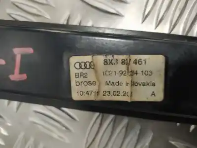 Автозапчастина б/у регулятор вікна передній лівий для audi a1 (8x) 1.2 16v tfsi 86 cv / 63 kw посилання на oem iam 8k0959801c 8x3837461 
