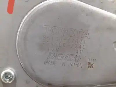 Автозапчастина б/у двигатель заднього склоочисника для toyota prius (nhw30) 1.8 16v cat посилання на oem iam 8513047021 2596002240 