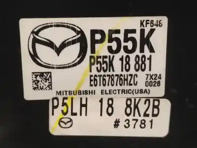 Second-hand car spare part ecu engine control for mazda 2 lim. () 1.5 16v cat oem iam references p55k p55k18881 e6t67876hzc
