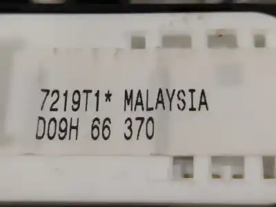 Peça sobressalente para automóvel em segunda mão botão / interruptor elevador vidro dianteiro direito por mazda 2 lim. () 1.5 16v cat referências oem iam d09h66370 db5j684l1 