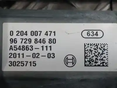 Автозапчастина б/у електричне стояночне гальмо для citroen c4 lim. 1.6 hdi fap посилання на oem iam 0204007471 9672984680 a54863111