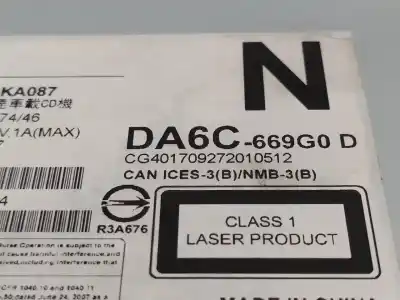 Second-hand car spare part electronic module for mazda 2 lim. () 1.5 16v cat oem iam references da6c669g0d  