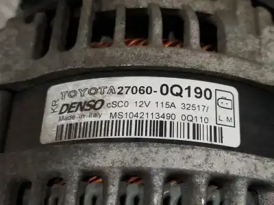 Автозапчастина б/у генератор для toyota aygo 1.0 cat посилання на oem iam 270600q190   Автозапчастина б/у генератор для toyota aygo 1.0 cat посилання на oem iam 270600q190
