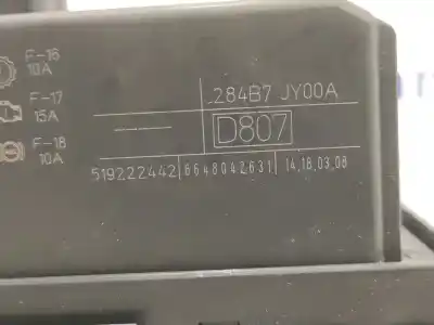 Second-hand car spare part fuse box unit for renault koleos 2.0 dci diesel fap cat oem iam references 284b7jy00a 519222442 