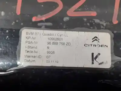 Автозапчастина б/у центральна консоль для citroen c4 lim. 1.6 hdi fap посилання на oem iam 9688975877 9671060877 96889758zd