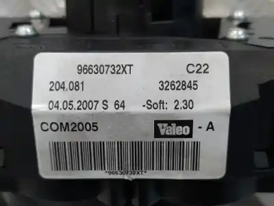 Second-hand car spare part multifunction switch for peugeot 207 1.4 hdi oem iam references 96630732xt  