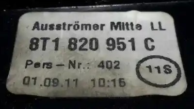 Автозапчастина б/у аератор для audi a4 avant (8k5) (2008) 2.0 16v tdi посилання на oem iam 8t1820951c  