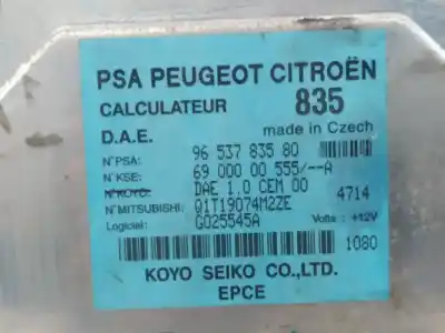 Second-hand car spare part steering control unit for citroen c2 1.6 16v cat (nfu / tu5jp4) oem iam references 9653783580 6900000555a 