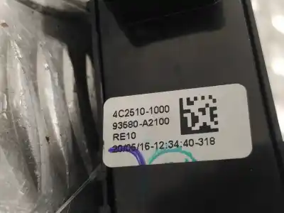 Second-hand car spare part right front power window switch for kia cee´d 1.6 gdi cat oem iam references 4c25101000 93580a2100 