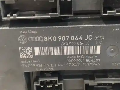 Second-hand car spare part fuse box unit for audi a4 avant (8k5) (2008) 2.0 16v tdi oem iam references 8k0907064jc 5dk009918 