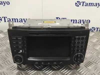 Second-hand car spare part audio system / radio cd for mercedes-benz clase c (w203) sportcoupe 2.2 cdi cat oem iam references a2038270062 a2038270062 