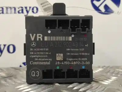 Recambio de automóvil de segunda mano de modulo electronico para mercedes clase e (w212) lim. e 500 cgi blueefficiency 4-matic (212.091) referencias oem iam a2129004314