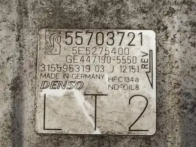 Second-hand car spare part air conditioning compressor for opel corsa d 1.3 16v cdti oem iam references 55703721 ge4471905550 