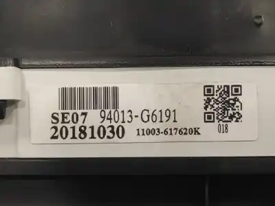 Автозапчастина б/у панель інструментів для kia picanto (ja) 1.0 cat посилання на oem iam 94013g6191 11003617620k 