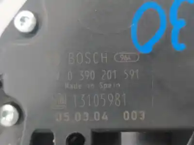 Автозапчастина б/у двигатель заднього склоочисника для opel astra h (a04) 1.9 cdti (l48) посилання на oem iam 0390201591 13105981 