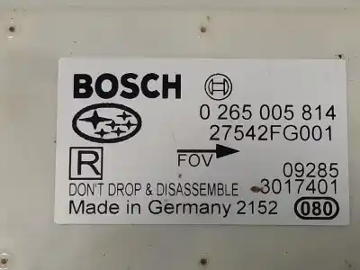 Peça sobressalente para automóvel em segunda mão sensor por subaru forester s12 xs classic referências oem iam 0265005814 27542fg001 