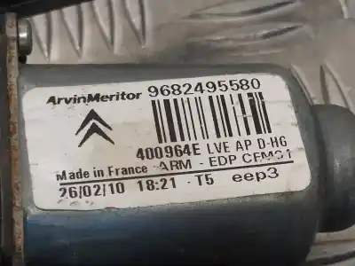 Second-hand car spare part passenger side right window regulator for citroen c4 picasso i monospace (ud_) 1.6 hdi oem iam references 9682495580 400964e 440806