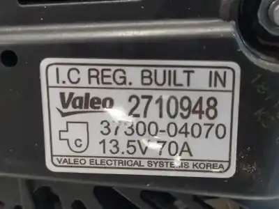Автозапчастина б/у генератор для kia picanto (ja) 1.0 cat посилання на oem iam 3730004070  