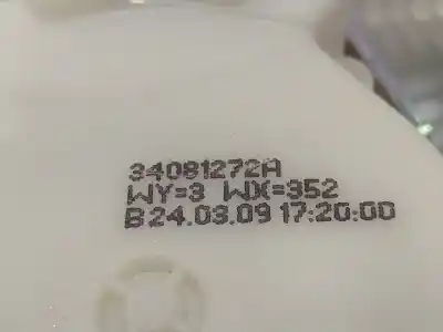 Second-hand car spare part front right seat belt for ford ka ru8 (ccu) desde 09/2008 hasta 06/2016 1.3 cdti 75cv/55kw oem iam references 34081330a  