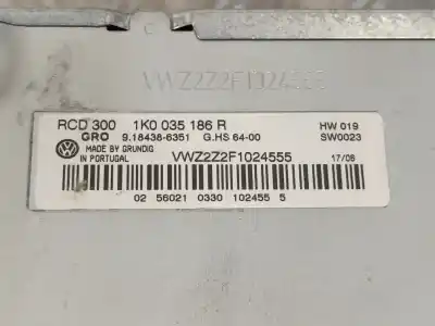 Piesă de schimb auto la mâna a doua sistem audio / cd radio casetofon pentru volkswagen passat variant (3c5) 2.0 16v t fsi / tsi referințe oem iam 1k0035186r  